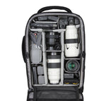 Veo Select 59T BK Grande carrello fotografico con attrezzatura DSLR