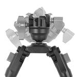 Bipiede con piedi in gomma e punte EQ-Precision 1QS A