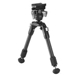 Bipiede EQ-Precision 1QS C in fibra di carbonio con testa sferica 360°