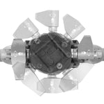 Dettaglio della testa sferica dell’EQ-Precision 2QS C per tiro di precisione