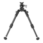 Bipiede Equalizer 1QS C con sistema di ammortizzazione per tiri stabili dal suolo