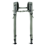 Vista completa dell'imbracatura doppia Vanguard Pro 2N1 Strap, verde