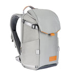 Veo City B37 GY Zaino fotografico grigio per mirrorless e obiettivi, tasche laterali