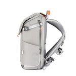 Veo City B37 GY Zaino fotografico grigio per mirrorless e obiettivi, con alloggiamento per cavi