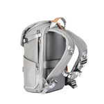 Veo City B37 GY Zaino fotografico grigio per mirrorless e obiettivi, bardatura confortevole e traspirante