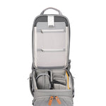 Veo City B37 GY Zaino fotografico grigio per mirrorless e obiettivi, scomparto per tablet