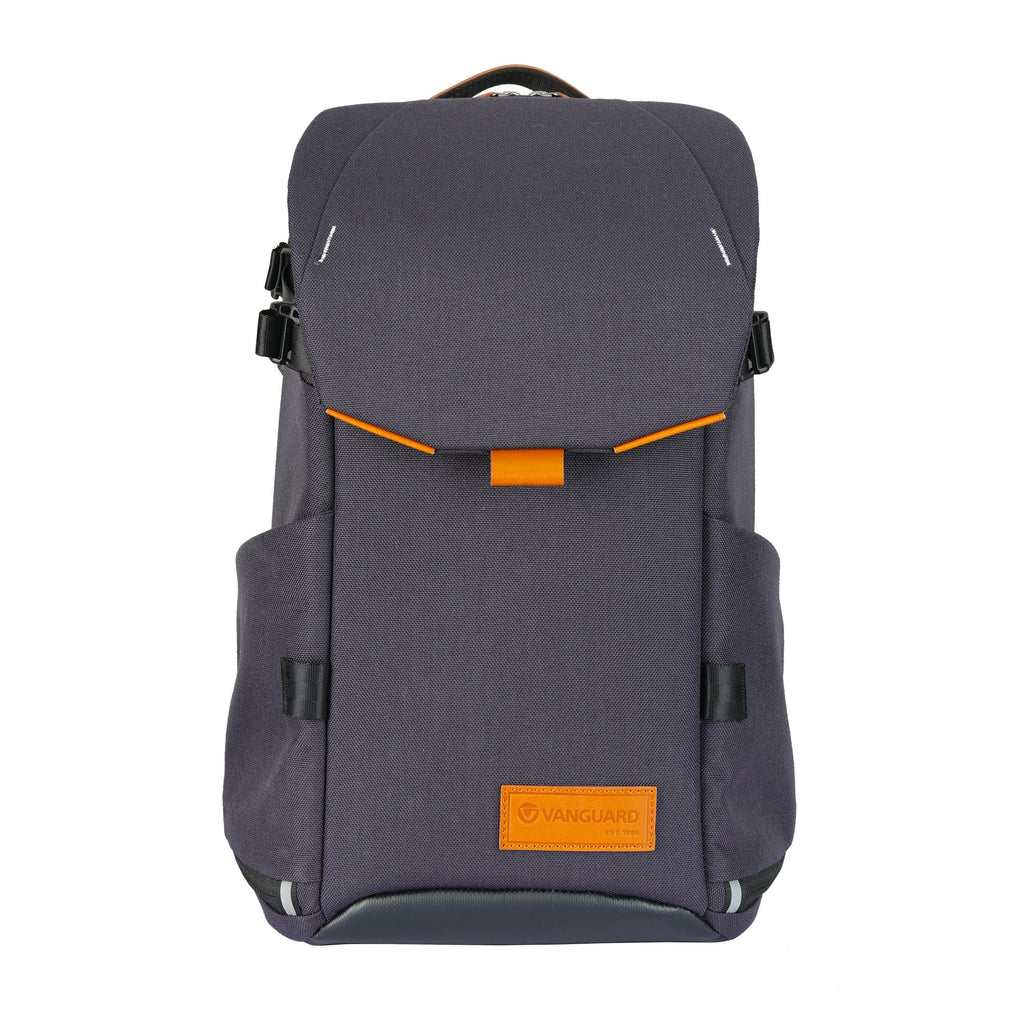 Veo City B37 NV Zaino fotografico blu navy per mirrorless e obiettivi, frontale