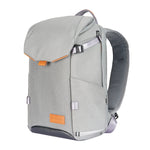 Veo City B42 GY Zaino fotografico grigio per reflex e obiettivi, con tasche laterali