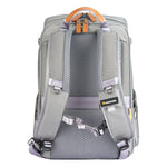 Veo City B42 GY Zaino fotografico grigio per reflex e obiettivi, con tasche espandibili sulle cinghie