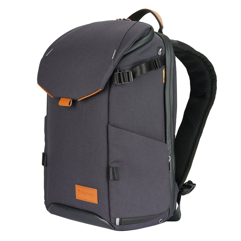 Veo City B42 NV Zaino fotografico blu navy per reflex digitali professionali, con tasche laterali
