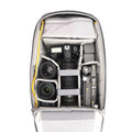 Veo City B46 GY Zaino fotografico grigio per reflex digitali professionali, con scomparto interno rimovibile