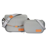 Veo City S36 GY Borsa fotografica grigio per reflex e obiettivi, con scomparti per accessori