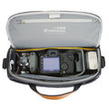 Veo City S36 NV Borsa fotografica blu navy per reflex digitali e obiettivi, con divisori interni intelligenti