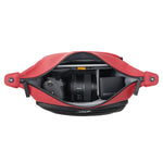 Veo Lite S4L RD borsa fotografica a tracolla con divisori per fotocamera e obiettivi