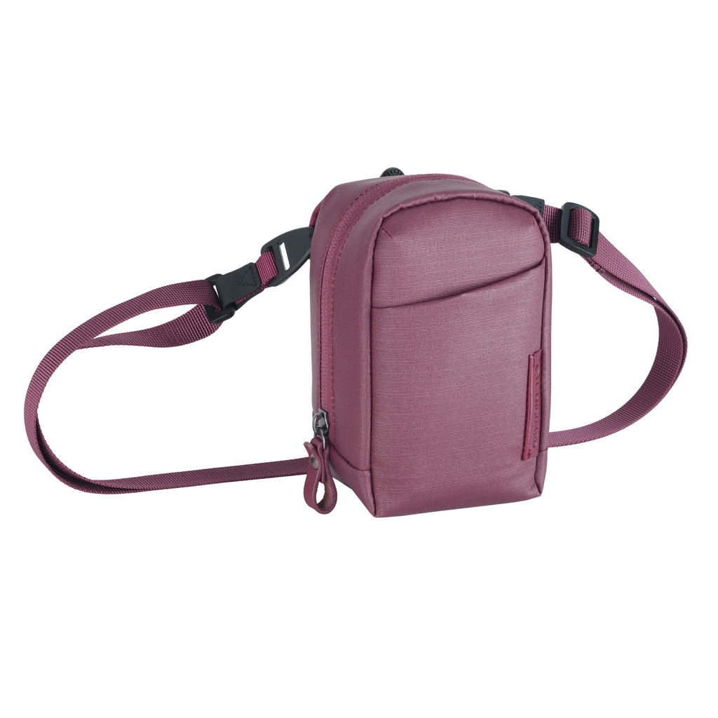 Custodia rossa per fotocamera compatta Veo Metro CP M MG - con tracolla