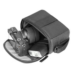 Vesta Aspire 12GY borsa per fotocamera, con fotocamera e accessori