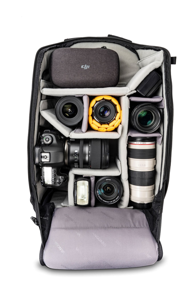 Veo Select 48BF BK Zaino con attrezzatura fotografica