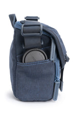 Vanguard Veo Range 21M NV borsa fotografica blu con tasca esterna