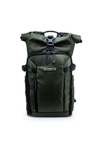 Veo Select 43RB GR zaino per macchina fotografica roll-top, colore verde