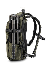 Veo Select 37BRM GR Zaino per macchina fotografica con treppiede sul lato