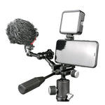 QS-72T, supporto per fotocamera e fotocamera mobile Arca con accessori