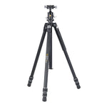 Veo 3 263AB, treppiede in alluminio con testa a sfera, aperto