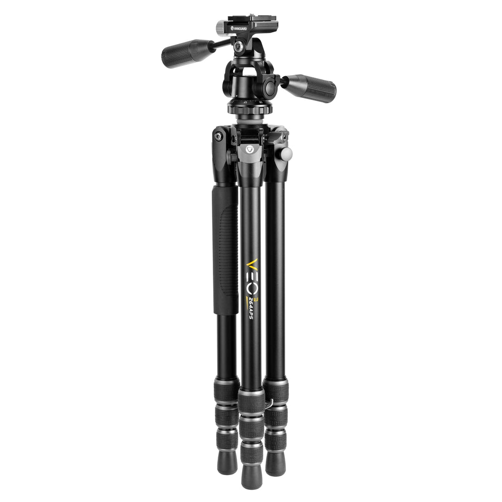 Veo 3 264APS, treppiede con testa  a 3 vie ripiegato
