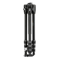 Veo 3T 204ABP Treppiede professionale compatto in alluminio per kit mirrorless, testa a sfera e una piastra rapida Arca con connettore per smartphone con telecomando bluetooth. modalità compatta chiusa