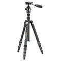 Veo 3T 235ABP Treppiede professionale con testa a sfera e impugnatura rimovibile. Convertibile in un monopiede. Alta stabilità e fabbricazione CNC per una lunga durata. Sezioni piegate