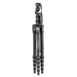 Veo 3T 235AP Treppiede professionale con testa a 2 vie. Convertibile in monopiede. Alta stabilità e lavorazione CNC per una maggiore durata. Chiuso.