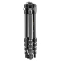 Veo 3T 235CP Kit treppiedi in fibra di carbonio con testa pan e tilt, perfetto per video e osservazione. Include connettore per smartphone, telecomando bluetooth. Pieghevole compatto