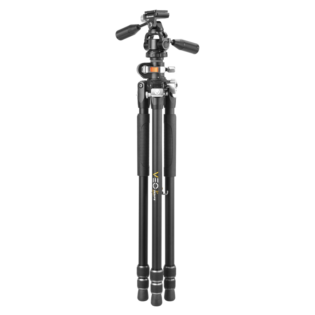 Veo 3+ 263APS, treppiede con testa del treppiede a 3 vie ripiegata