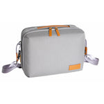 Veo City TP33 GY, borsa a tracolla con finiture in pelle