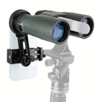 Binocolo con adattatore per digiscoping