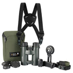 Kit binocolo Veo HD2 10x42 con imbracatura e adattatore per digiscoping