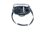 Macchina fotografica e obiettivo in borsa fotografica nera Vanguard Veo GO 24M BK