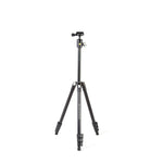 Vesta FB 204AB - Treppiede da viaggio in alluminio con colonna estesa