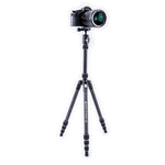 Vesta TB 204CB - Treppiede da viaggio in carbonio con colonna centrale a due sezioni
