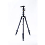 Vesta TB 204CB - Treppiede da viaggio in carbonio con quattro sezioni di gambe
