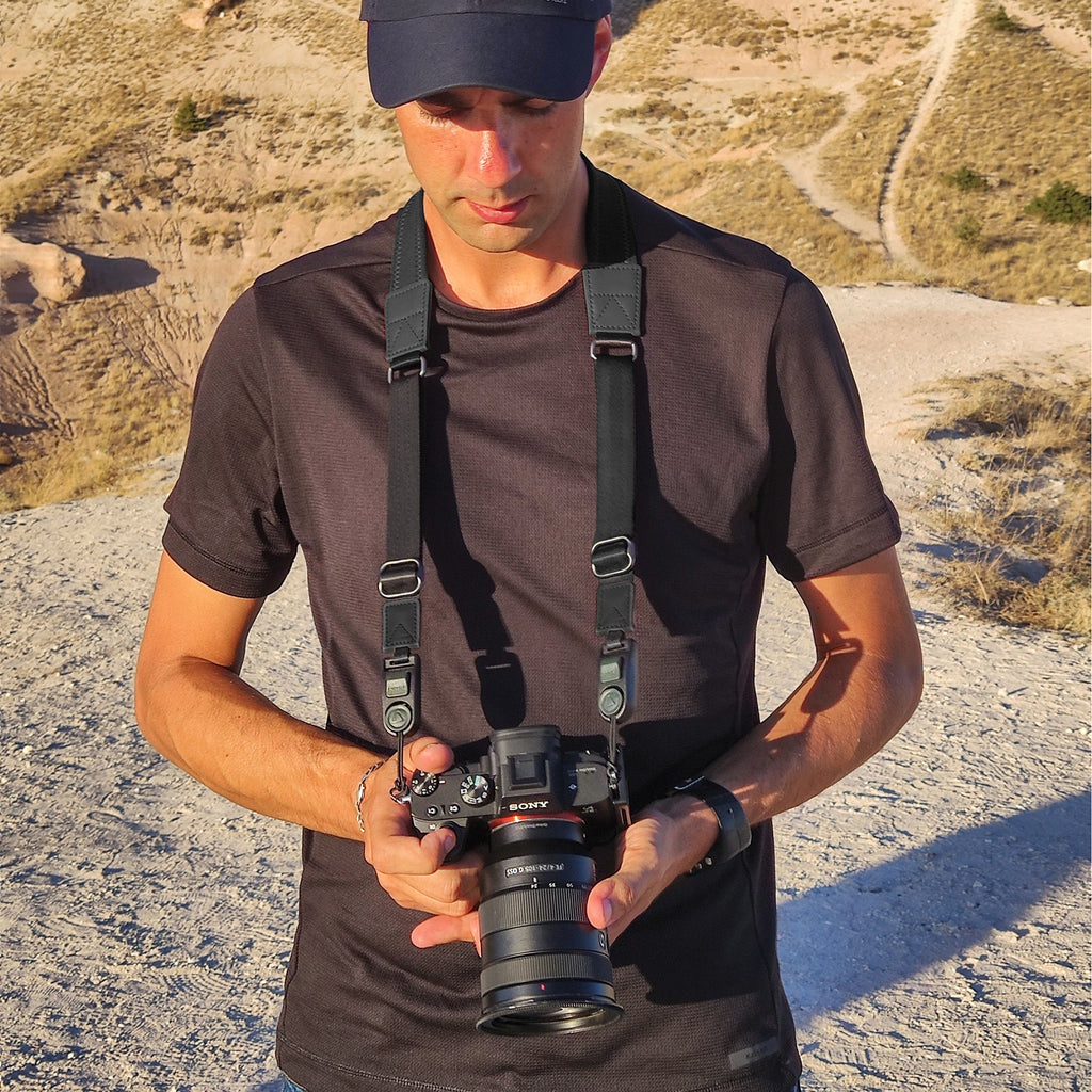 Cinturino da collo nero Veo Optic Guard NS BK