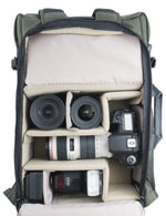Vanguard Veo Select 49GR Zaino e borsa verde Configurazione parziale della foto
