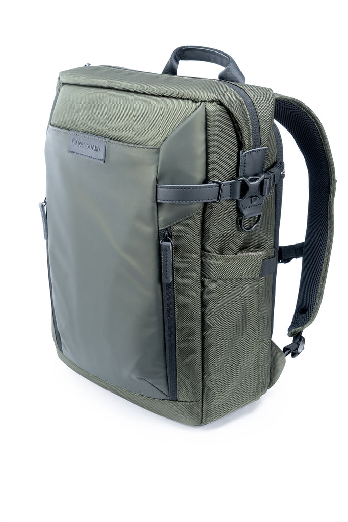 Vanguard Veo Select 41GR zaino verde angolo destro e borsa
