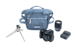 Capacità della borsa fotografica blu Vanguard Veo Flex 18M BL