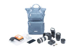 Capacità della reflex nel Vanguard Veo Flex 43M BL Blue Camera Backpack