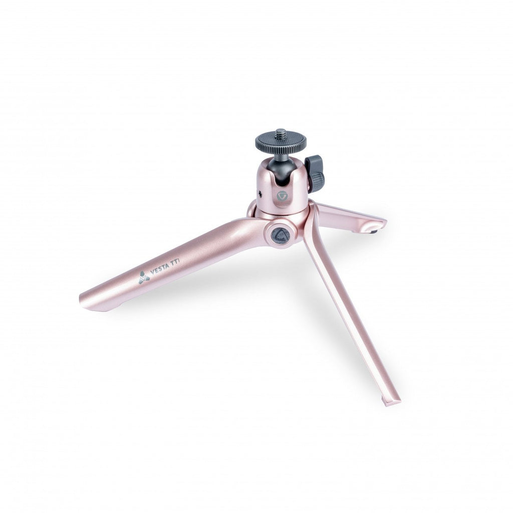 Vanguard Vesta TT1 ROSE aperto rosa mini treppiede Vanguard TT1 ROSE