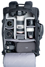 Vanguard Veo Select 41BK Zaino nero e borsa nera Configurazione totale della macchina fotografica