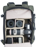 Vanguard Veo Select 41GR Verde Zaino e borsa Configurazione parziale della fotocamera
